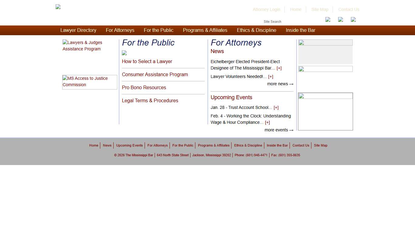 The Mississippi Bar :: Home